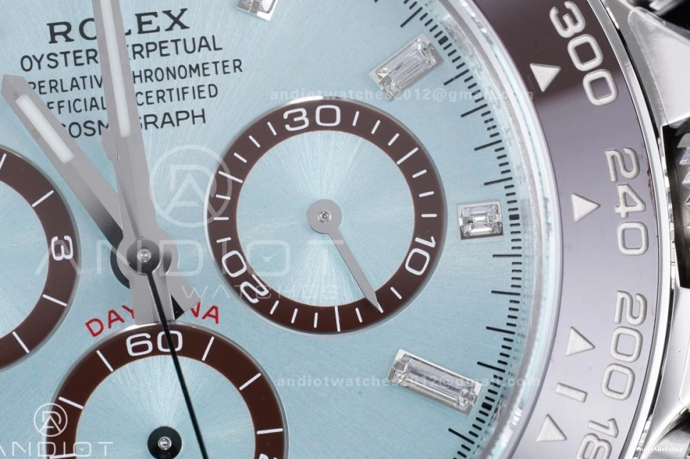 1:1 on Youthful Crystal Steel 795 VS4131 Daytona (Weighted) Dial V2 Ice Edition 126506 VSF Best Braclet Blue SS 904L 0228